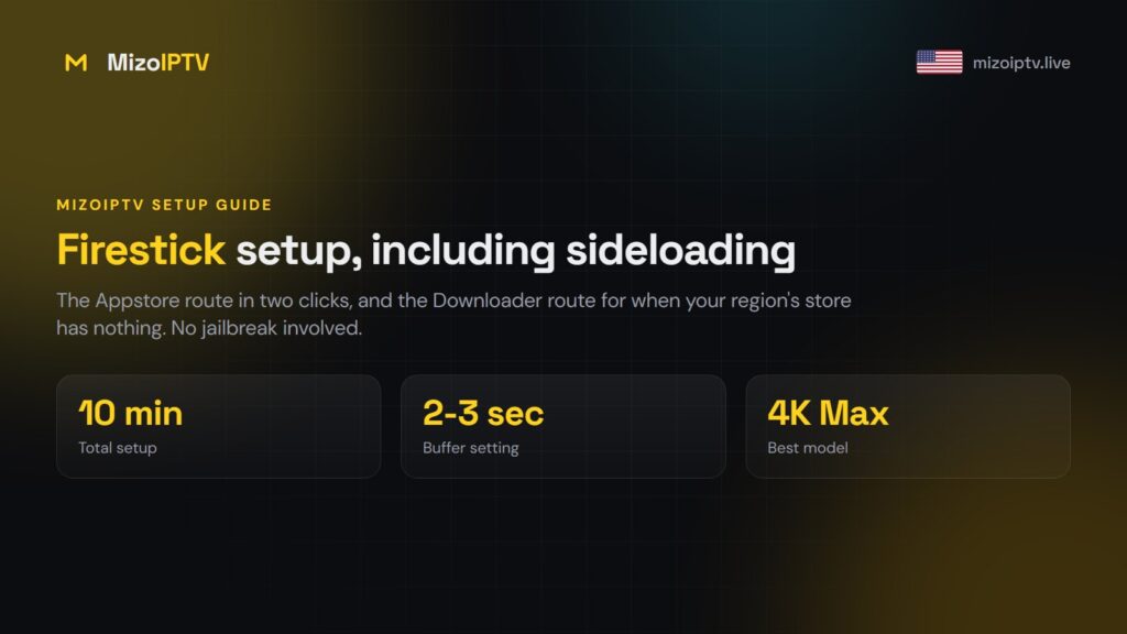 IPTV Firestick Setup Guide (Including Sideloading)