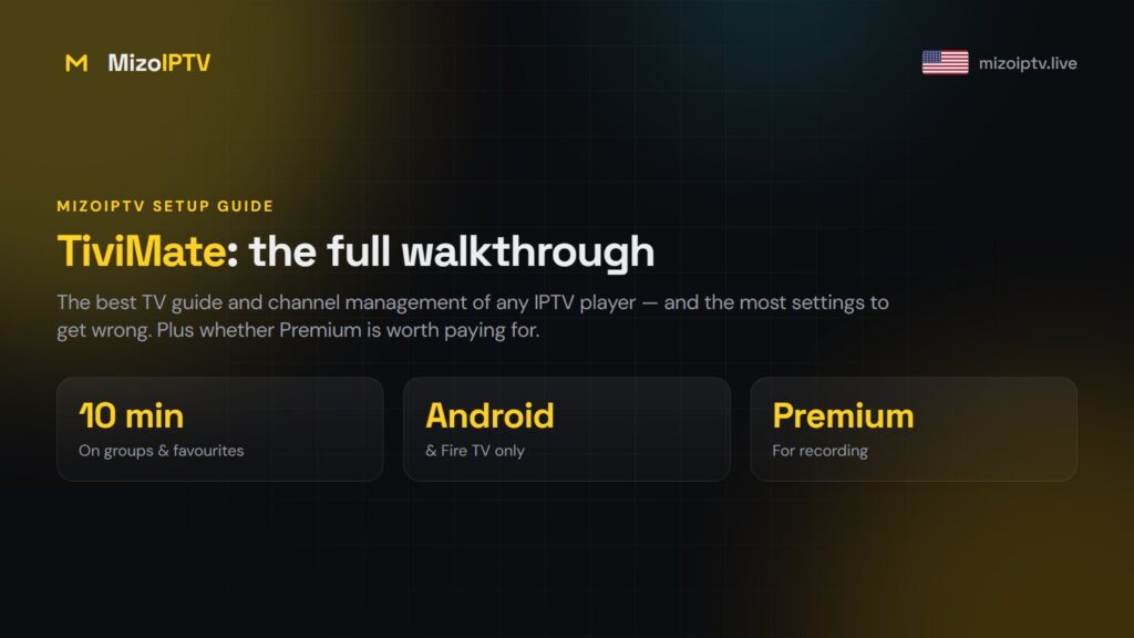 TiviMate Setup Guide: The Full Walkthrough
